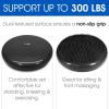Yes4All Exercise Balance Disc / Stability Disc with Hand Pump – Air Stability Wobble Cushion (Black, 13 inch)