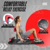 Yes4All Hip Thrust Machine Including Resistance Bands, Glute Machine Sissy Squat Machine, Hip Thrust Bench for Glute Training(Red)