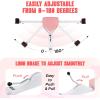 Yes4All Leg Stretcher Split Machine for Flexibility Versatile 330lbs Heavy Duty Narrow Wide Handle with Anti-Slip Rubber Grip(Pink and white)