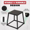 Yes4All Metal Plyo Box, Steel Plyometric Box – Sturdy, Anti-Slip, and Ideal for Home Gym Workouts – 12in