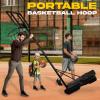 Yes4All Portable Basketball Hoop, 5.8-7ft Adjustable Height Portable Basketball Goal for Indoor, Outdoor, Pool with PC Backboard and Stable Base