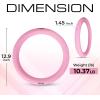 Yes4All Power Ring 10lbs, Weight Ring, Weighted Circle, Kettlebell for Yoga Exercise, Aerobics, Home Fitness, Core Training(C. Pink – Power ring & Silicon Wrist Weight)