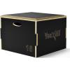 Yes4All Stackable Wood Plyometric Box for Jump Training, Jump Boxes for Home Gym Exercise, Fitness and Conditioning(C. Black)