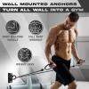 Yes4All Sturdy Wall Mounted Workout Anchors, Suspension Straps Trainer Anchor Swing Battle Ropes Fitness Training Hammocks Olympic Rings Body Weight Strength Training Systems