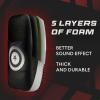 Yes4All Thick Boxing Strike Curved Thai Pad MMA Strike Kick Shield, Coaching Padding for Sparring for Kickboxing & Self Defense – Sold in Pairs