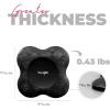 Yes4All Yoga Knee Pads Pair, Thick Yoga Kneeling Pad for Pilates Exercise, 13/16 Inches Cushion Knees Elbow Mat Supplies for Women & Men, Fitness, Travel(A. Black)