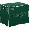 Yes4All 3 in 1 Non-Slip Wooden Plyo Box, Step Up Box for Workout, Plyometric Jump Box for Skipping, Jumping, Lunges, Squats, Dips(B. Green)