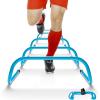 Yes4All Agility Speed Training Agility Hurdles for Athletes – 5 Pack – Speed and Agility Training Equipment for Soccer Basketball Football Hurdle Training(D. Set 5 Hurdles Blue)