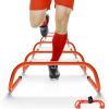 Yes4All Agility Speed Training Agility Hurdles for Athletes – 5 Pack – Speed and Agility Training Equipment for Soccer Basketball Football Hurdle Training(A. Set 5 Hurdles Neon Orange)