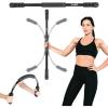 Yes4All Flex Bar, Elastic Fitness Bars with Strong Fiberglass & TPE Material, 2in1 Functional Exercise Bar, 9.5 inch Comfortable Grip, High Frequency Vibration Training, Strengthen Muscles & Burn Fat(B. Black – Upgraded)