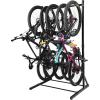 Yes4All Freestanding Bike Storage Rack, 300 Lbs 5 Levels Sturdy Steel Vertical Bike Rack, Bike Racks for Home and Garage Organizer, Indoor/Outdoor Bike Storage Rack(B. Upgraded Bike Rack)