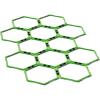 Yes4All Hex Agility Rings/Speed Rings with Carrying Bag – Hexagon Rings, Agility Hurdles for Agility Footwork Training(D. Neon Green – 12 Rings)