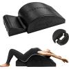 Yes4All Pilates Spine Corrector, Pilates Arc, 350lbs Foldable Pilates Massage Bed Barrel, Core Strengthening and Stretching(A. Basic_Black)