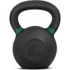 Yes4All Powder Coated Cast Iron Kettlebell Strength Training Kettlebells Weight Set for Full Body Workout, Home Gym(J – Mint – 28 KG / 62 LB (Updated))