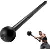 Yes4All Steel Mace Bell for Strength Training, Support Full Body, Muscles, Shoulder, Grips & Forearms Workouts, Stretching 5, 7, 10, 15, 20, 25, 30 LB For Woman & Man(B. Black 7lbs)
