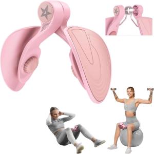 Yes4All 360° Hip Trainer, Kegel, Pelvic Floor & Thigh Exerciser for Women, Leg Toning & Inner Thigh Workout Tool, Home Gym Hip Abductor Machine(Pink)