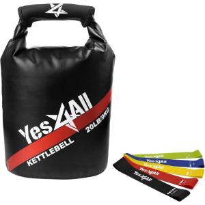 Yes4All Sand Kettlebell, Workout Adjustable Kettlebell Sandbag For Fitness, Soft Sandbag Weights, Heavy Duty Equipment